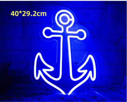 LED Neon Light Spaceman & Planet Wall Decor WEM Support (www.WEM.support)