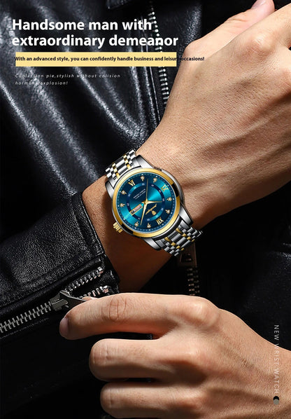 Waterproof Luminous Men's Watch WEM Support (www.WEM.support)