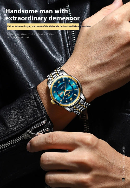 Waterproof Luminous Men's Watch WEM Support (www.WEM.support)