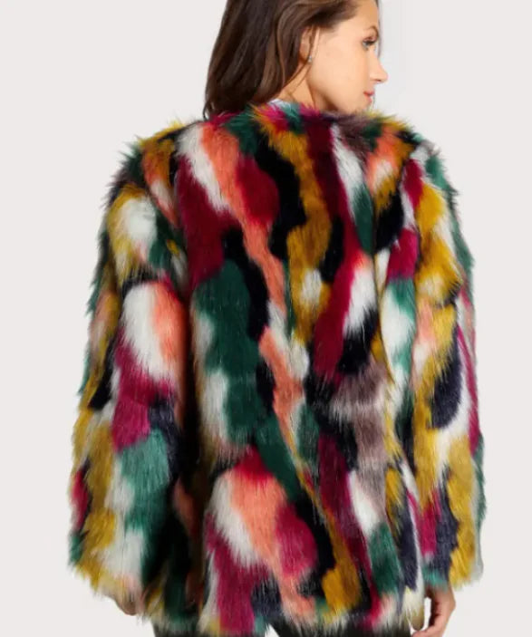 Women Color Fur Coats WEM Support (www.WEM.support)