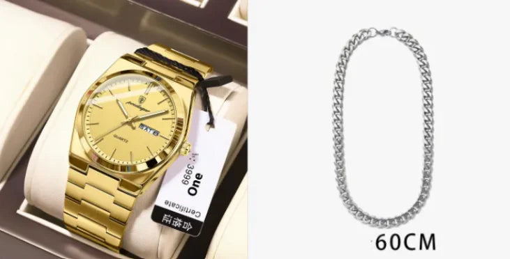 SlimLine Waterproof Quartz Watch WEM Support (www.WEM.support)