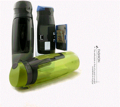 Kreative Aufbewahrungs-Geldbörse Trinkflasche WEM Support (www.WEM.support)