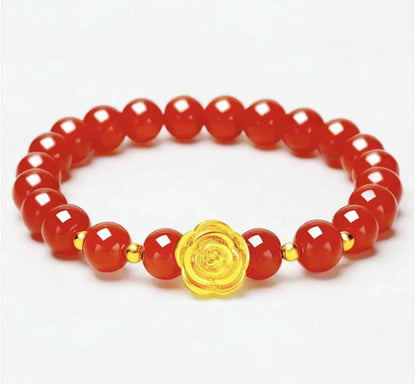 Vietnam Sand Gold Obsidian Bracelet for Men and Women WEM Support (www.WEM.support)