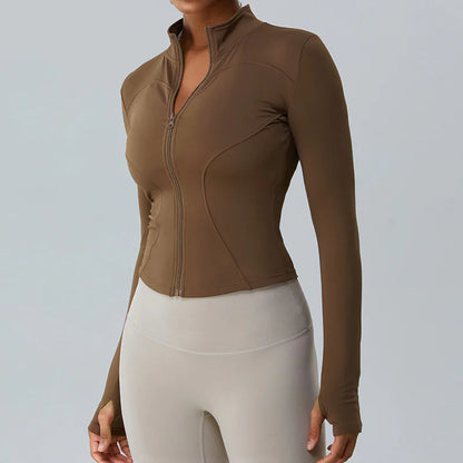 Fleece-Lined Yoga Jacket WEM Support (www.WEM.support)