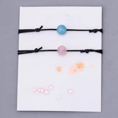 Natural Stone Bead Bracelet WEM Support (www.WEM.support)