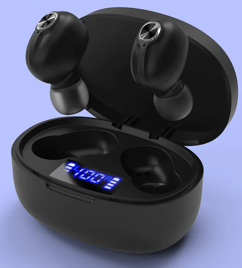 TWS Bluetooth Earbuds Waterproof Bluetooth 5.1 Headset Noise Cancelling Wireless WEM Support (www.WEM.support)
