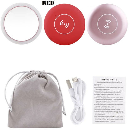 Mini Compact Circular Makeup Mirror WEM Support (www.WEM.support)