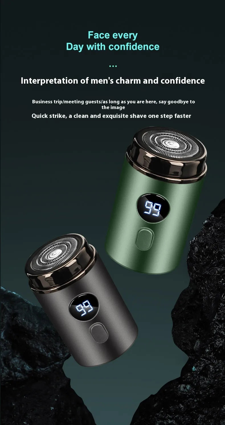 Rechargeable Washable Travel Men's Shaver WEM Support (www.WEM.support)