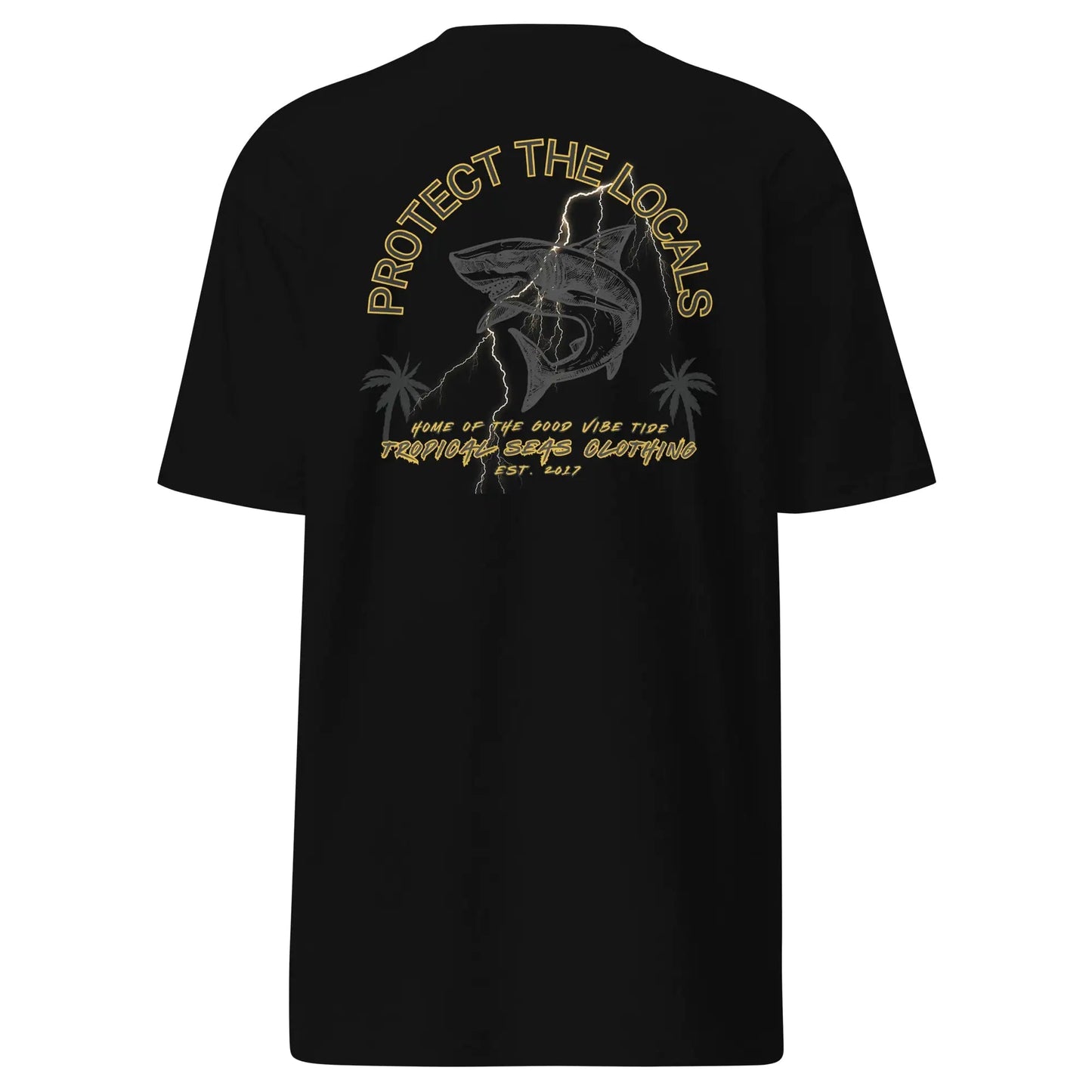 Men’s Premium Protect the Locals Heavyweight T-shirt WEM Support (www.WEM.support)
