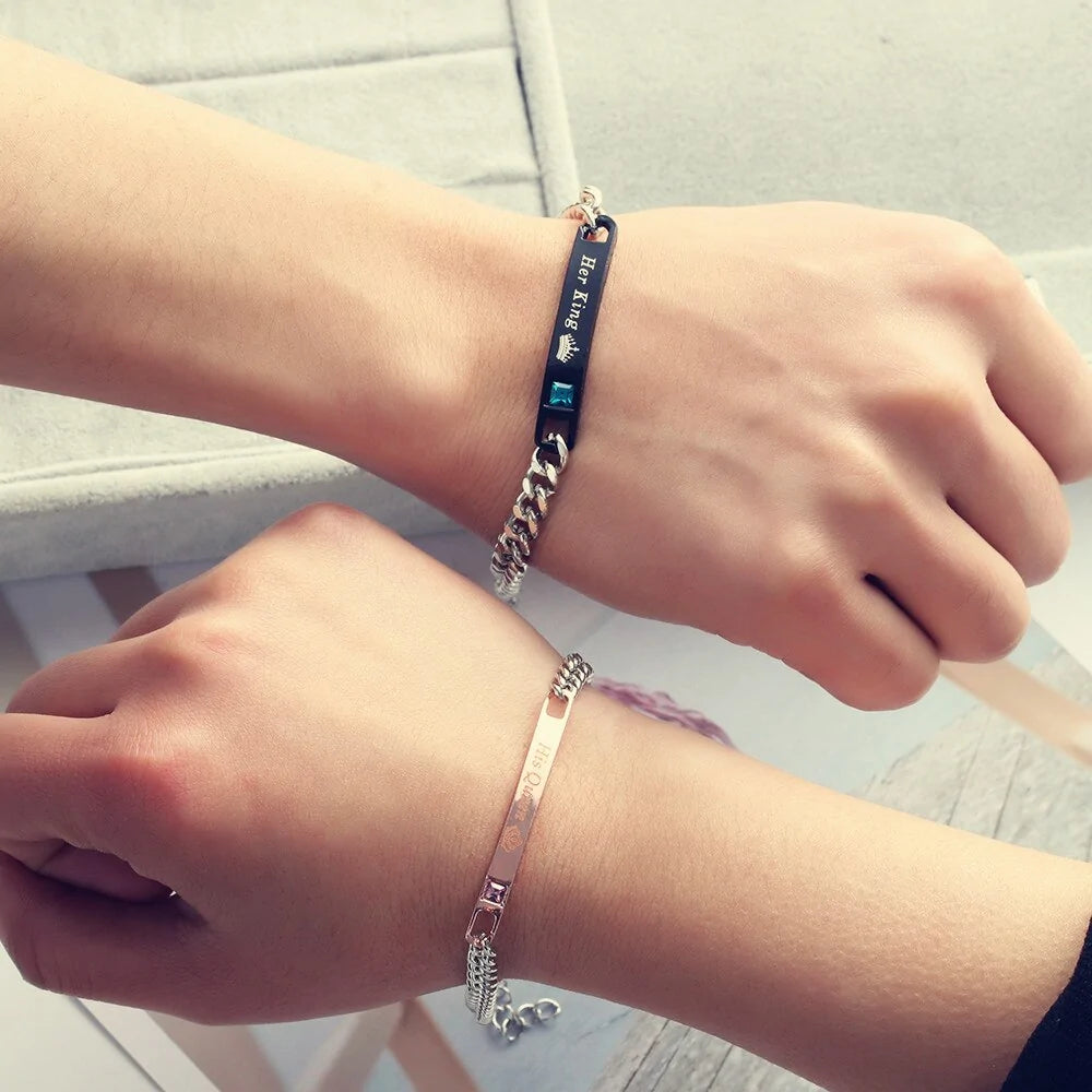 Trendy Lovely Couple Bracelets WEM Support (www.WEM.support)