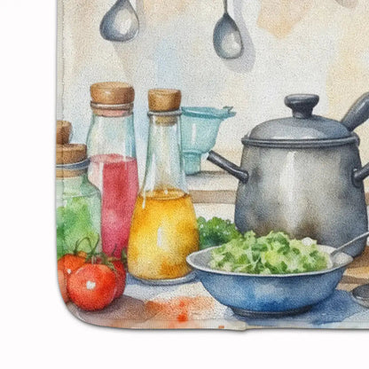 Cairn Terrier The Chef Memory Foam Kitchen Mat WEM Support (www.WEM.support)