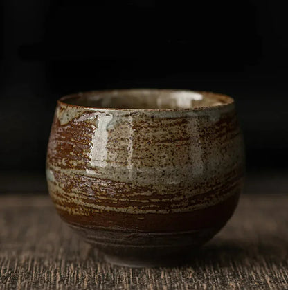 Fashion Japanese Handmade Coarse Pottery Tea Cup WEM Support (www.WEM.support)