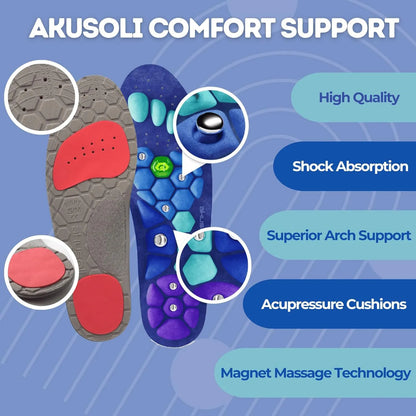 Magnetic Acupressure Foot Insoles (Private Listing 3437110)