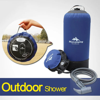 Outdoor Portable Inflatable Camping Shower WEM Support (www.WEM.support)