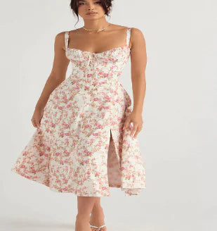 Vestido Elegante Parisino - Maxi Floral con Corsé HejK.com Marketplace LLC