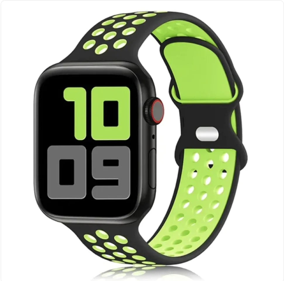 Two-Tone Silicone Sports Wristband WEM Support (www.WEM.support)