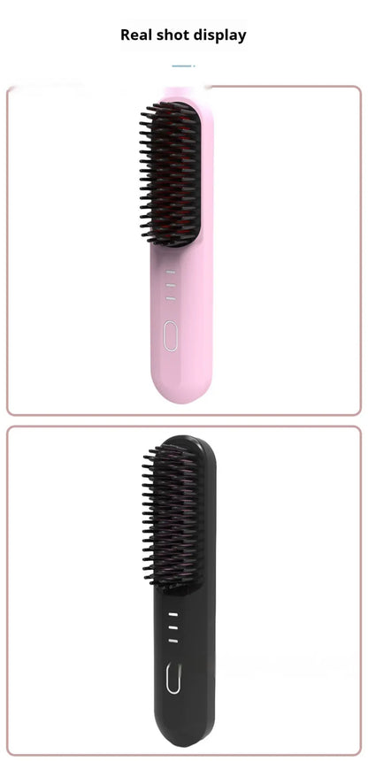 Dual-Purpose  Rolling and Straightening Brush