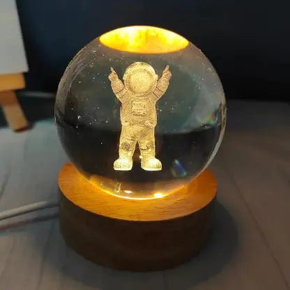 USB Crystal Ball Night Light - Catch Cards