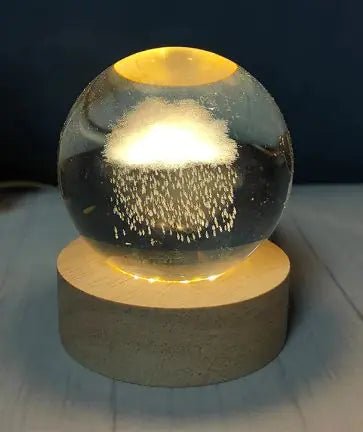 USB Crystal Ball Night Light - Catch Cards