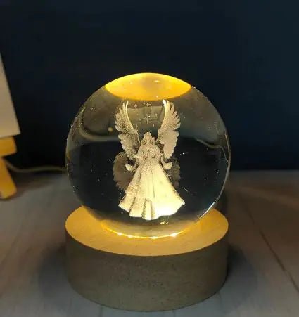 USB Crystal Ball Night Light - Catch Cards