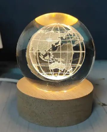 USB Crystal Ball Night Light - Catch Cards