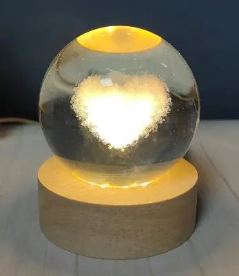 USB Crystal Ball Night Light - Catch Cards