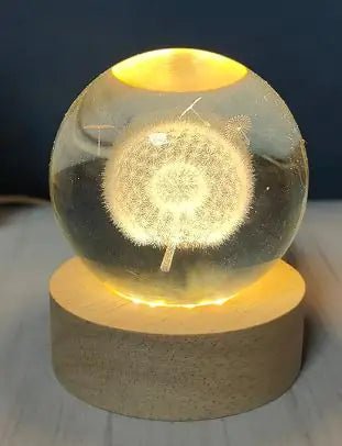 USB Crystal Ball Night Light - Catch Cards