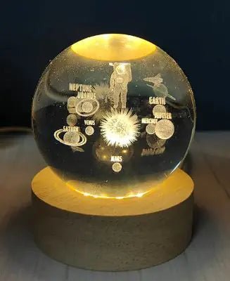 USB Crystal Ball Night Light - Catch Cards