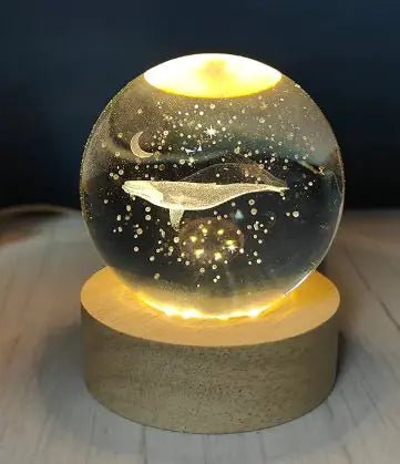 USB Crystal Ball Night Light - Catch Cards