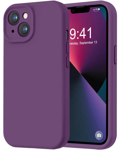 LOVE 3000 Designed for iPhone 14 Case, Premium Silicone with [Soft Anti-Scratch Microfiber Lining] Shockproof Protective Phone Case for Men Women Girls 6.1", Mint