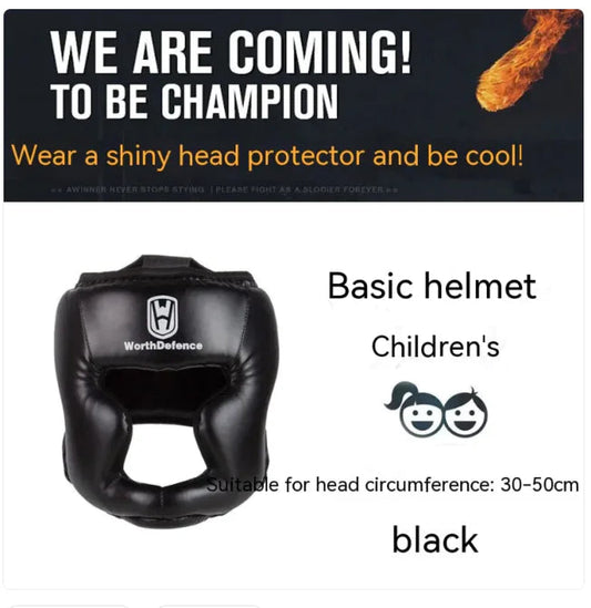 Boxing Headgear Children's Face Care Training Protective Gear WEM Support (www.WEM.support)