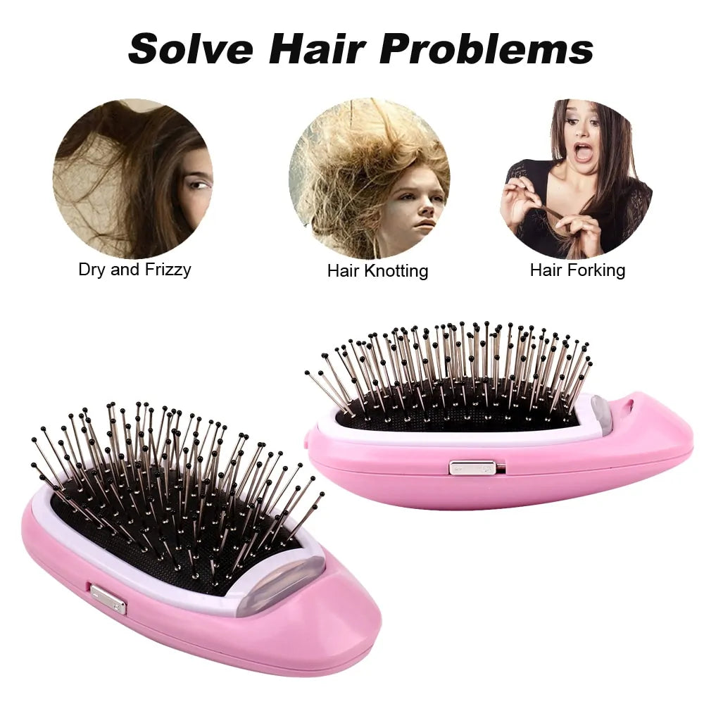 Portable Electric Ionic Hairbrush WEM Support (www.WEM.support)
