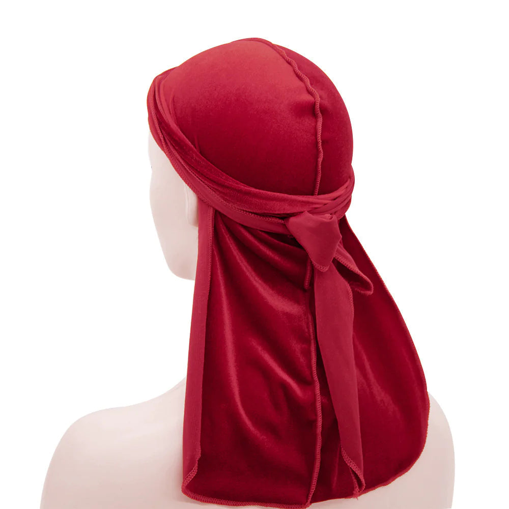 Unisex Velvet Long Tail Beanie WEM Support (www.WEM.support)