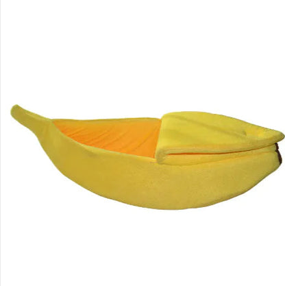 Banana Pet Bed – Cozy Sleeping Bag for Cats & Dogs WEM Support (www.WEM.support)