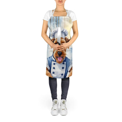 Airedale Terrier The Chef Apron WEM Support (www.WEM.support)