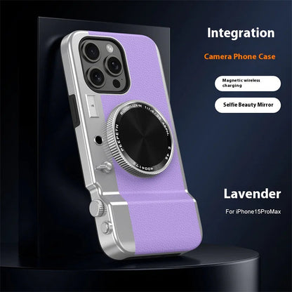 Bluetooth Camera Magnetic Mirror Phone Case WEM Support (www.WEM.support)