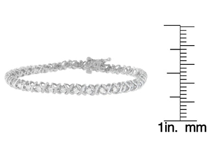 18K White Gold Round Cut Diamond Wrapped in Love Bracelet (2.00 cttw, H-I Color, I1-I2 Clarity) WEM Support (www.WEM.support)