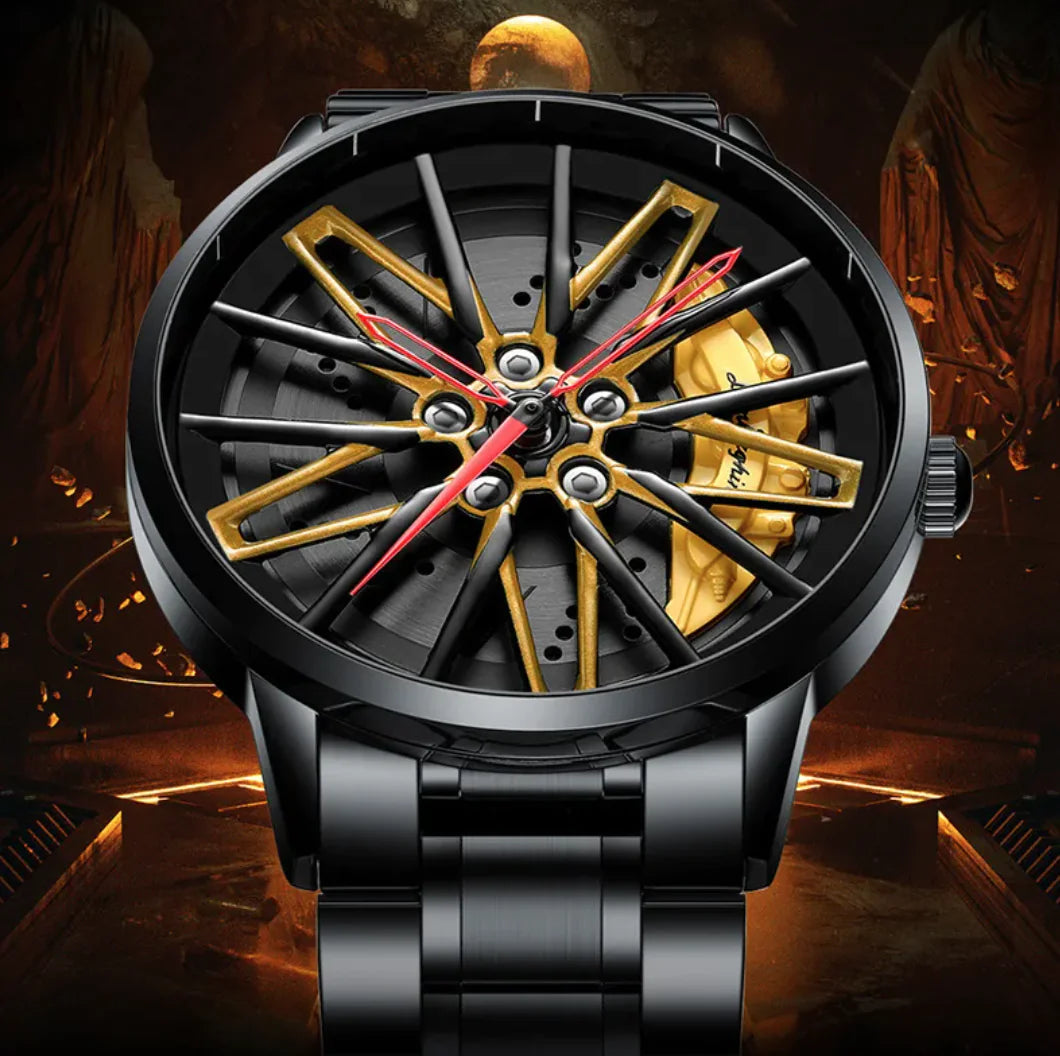 3D Hollow Kini Car Quartz Watch WEM Support (www.WEM.support)