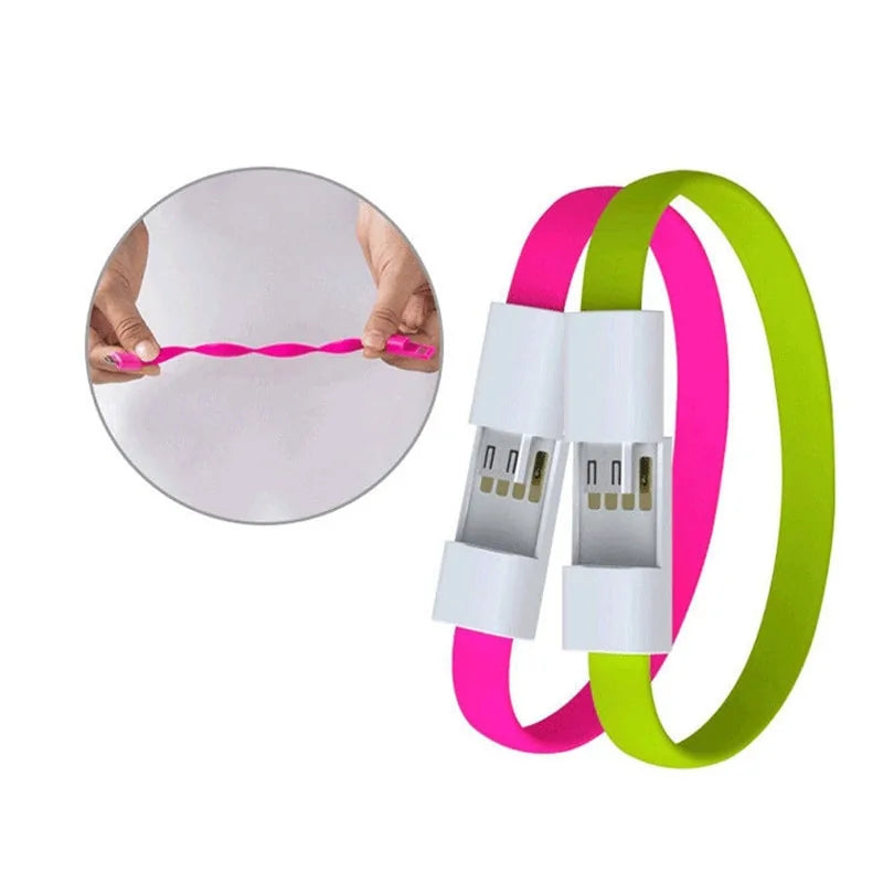 Outdoor Colorful Mini Micro USB Bracelet Charger WEM Support (www.WEM.support)