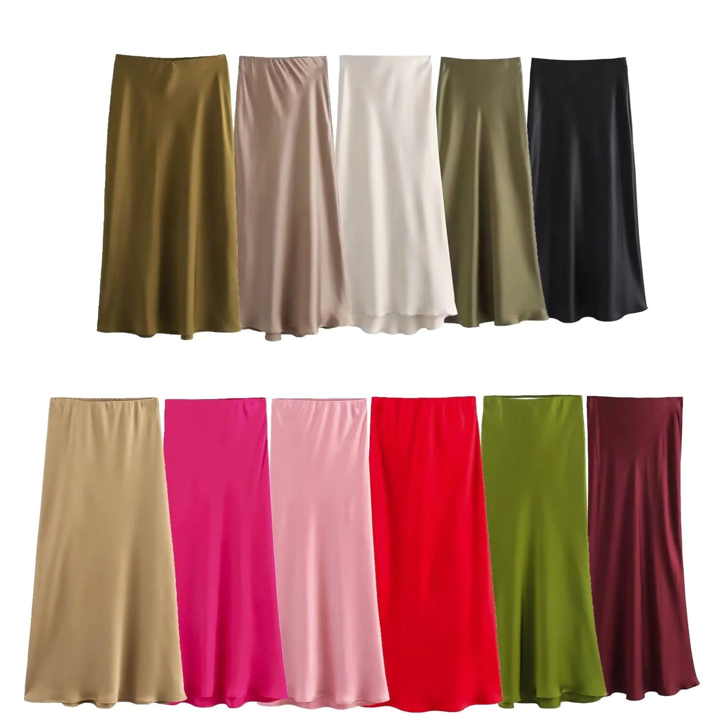 Women's Satin Skirt HejK.com