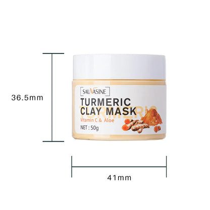 Turmeric Clay Mask Hydrating Moisturizing WEM Support (www.WEM.support)