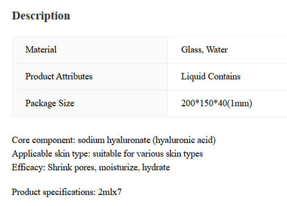 Hyaluronic Acid Ampoule WEM Support (www.WEM.support)