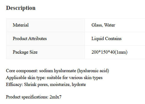 Hyaluronic Acid Ampoule WEM Support (www.WEM.support)