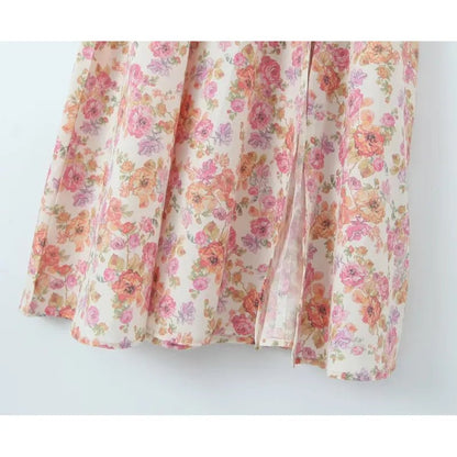 Vestido Feminino com Alças Florais - Catch Cards