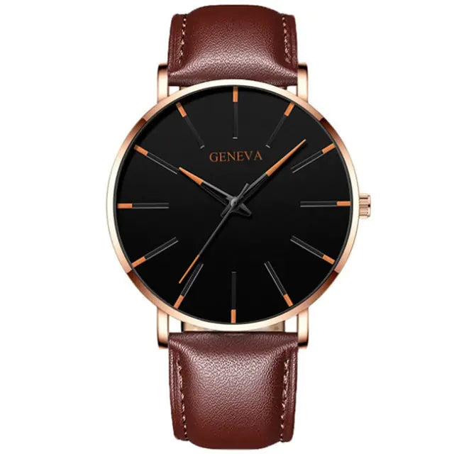 Minimalist Men's Fashion Ultra Thin Watch WEM Support (www.WEM.support)