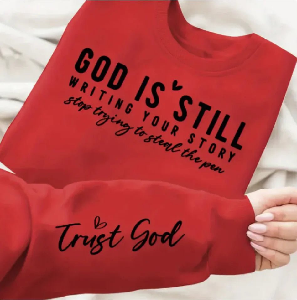 Vibrant Letter Print Crew Neck Sweatshirt - Catch Cards