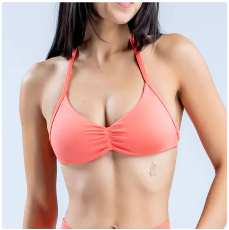Women's Halter Back Sports Bra HejK.com