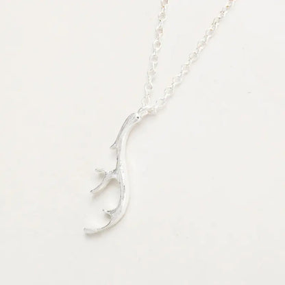 Vintage Deer Antler Necklace for Women WEM Support (www.WEM.support)