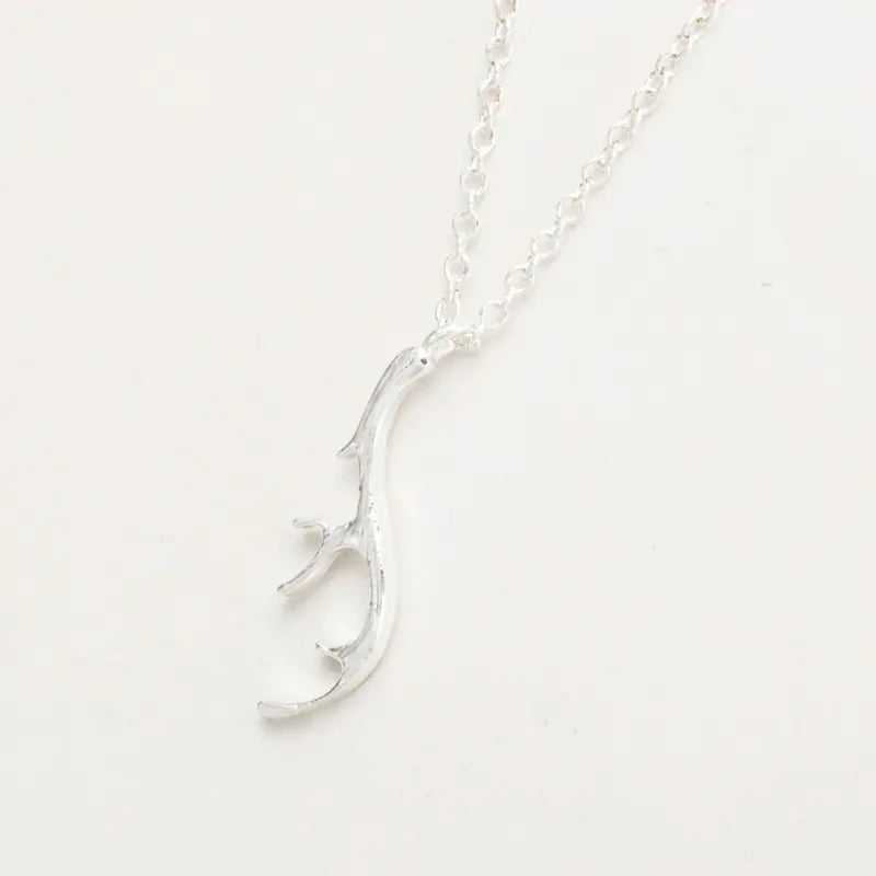 Vintage Deer Antler Necklace for Women WEM Support (www.WEM.support)