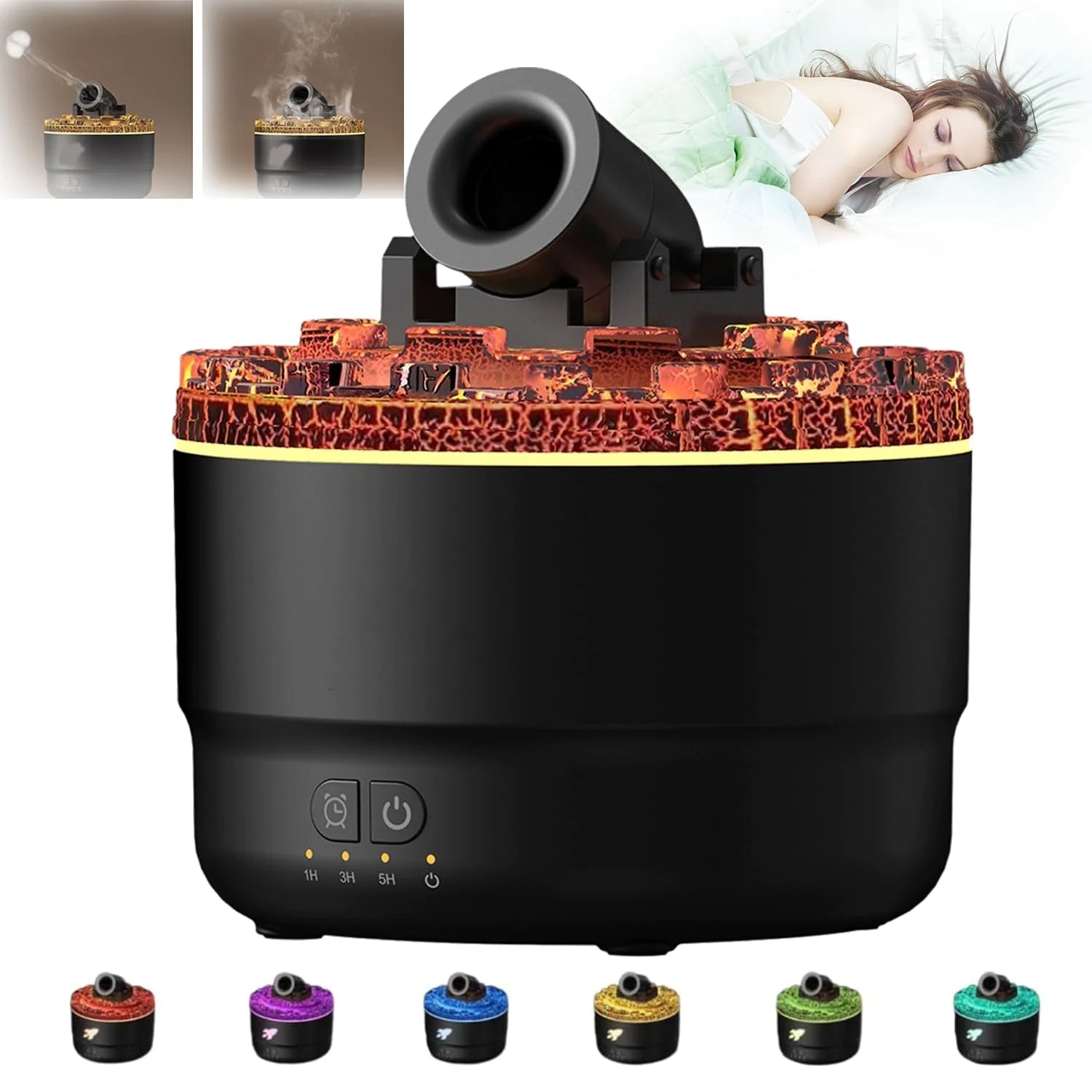Volcano Canon Humidifier - Catch Cards